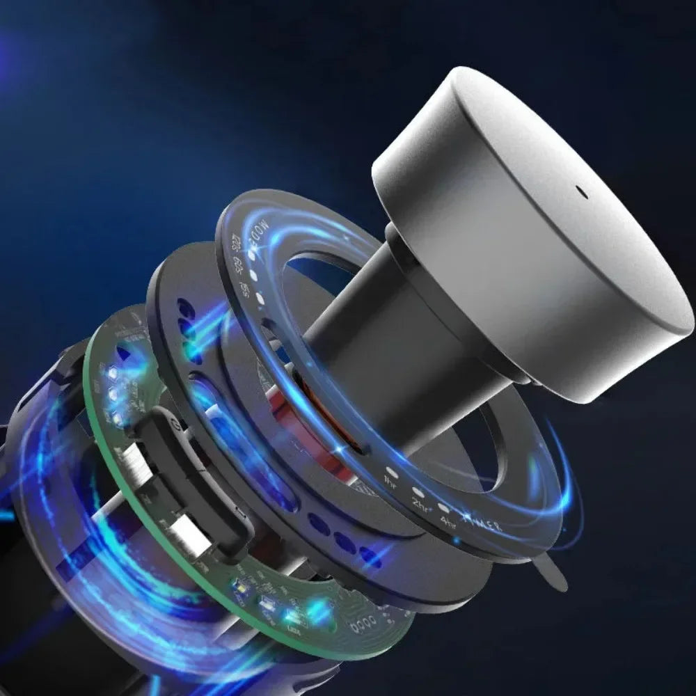 Essential Oil Diffuser Aromatherapy Oil Car Air Freshener Built-in Battery Fragrance Diffuser For Spa Centers Homes Office Black